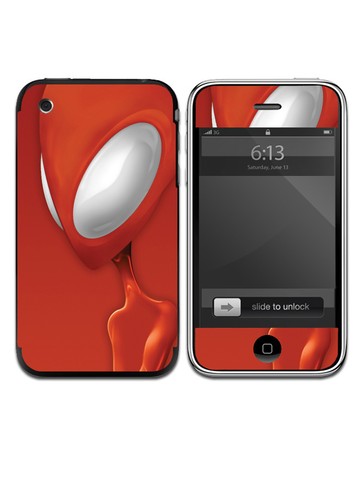 Apple iphone 3gs skin - apple,