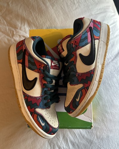 Nike dunk low parra arte - parra,