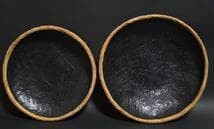 Set carbone silo Maruasakatahira 32,5 cm bambù utensili cerimonia tè entrambi