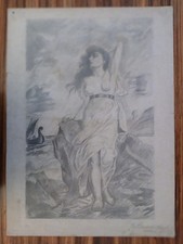 Disegno pastello 1930 angelo - pastello,