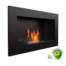 Stufa/Camino/Caminetto murale ecologico a bioetanolo ad incasso - Fire Wall