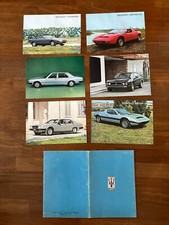 BROCHURE 1978 MASERATI AUTO CAR Merak SS,2000, Khamsin, Kyalami, Quattroporte