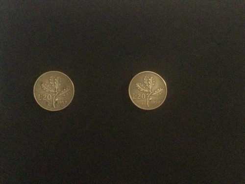 Moneta molto rara 20 lire - da,