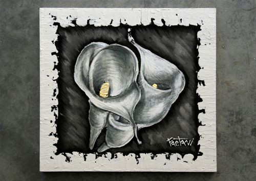 Quadro moderno floreale - floreale, calle