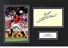 Jaap Stam Hand Signed 12x8