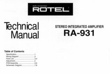 ROTEL RA-931, RB-980BX
