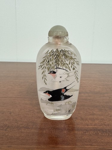 Snuff bottle cinese - cinese, vetro
