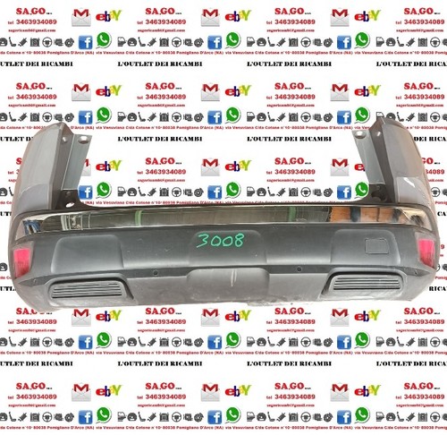 Paraurti posteriore peugeot - paraurti,