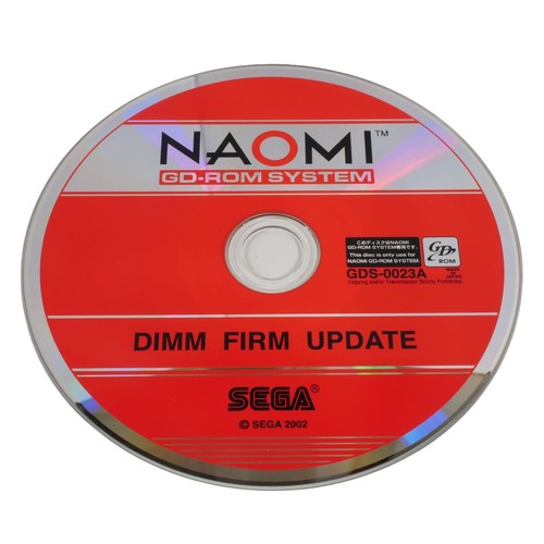 Sega naomi dimm - dimm, firmware