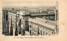 05904 Cartolina Milno (MI) Arco della Galleria V.E.