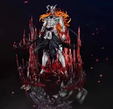 Bleach Ichigo Kurosaki Hollow Form Action Figure Bankai Mugetsu 33cm