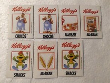 ★ KELLOG'S Company 7 Figurine Cards ★ 1992 da collezione vintage