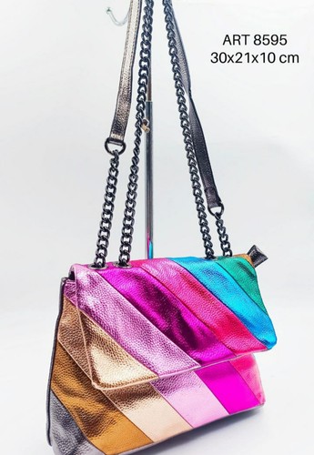 Borsa glamour rainbow metal - glamour,