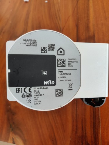 Wilo para pwm1 - 15/8-75/pwm1,