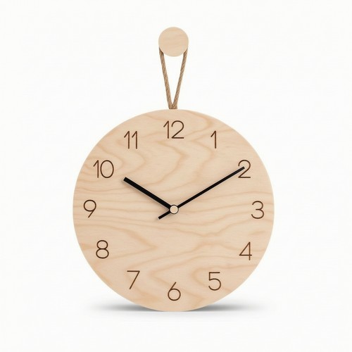 Orologio legno con corda - in,