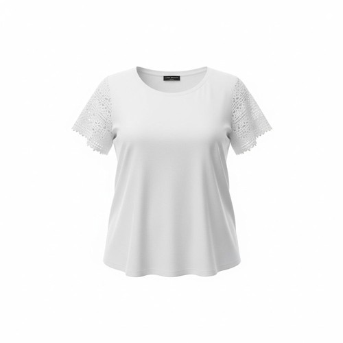 Shirt donna bianca con - t-shirt,