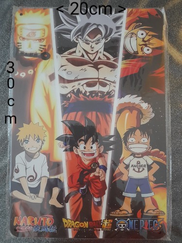 Plaque metal manga naruto - metal,