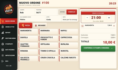 Pizza comanda 20 software - comanda, v0.1.20