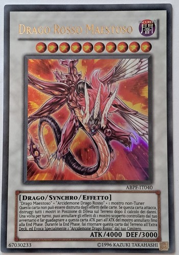 Yugioh drago rosso maestoso - drago,