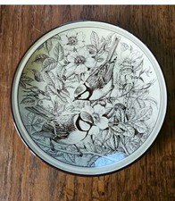 WWF Amici Del Mattino Tognana  Piatto Porcellana Cinciarella