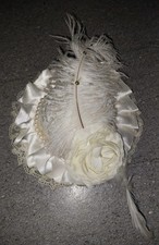 Cappellino da sposa con piume