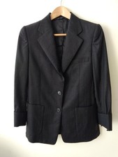 Blazer giacca lana grigio