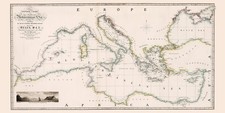 1838 Map of the Mediterranean