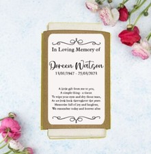 Fazzoletti ricordo personalizzati bomboniere funebri - fazzoletti ricordo fazzoletti D6