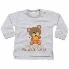 Felpa neonato sono l'orsetto