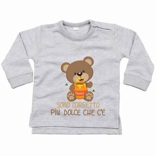 Felpa neonato sono orsetto - neonato,