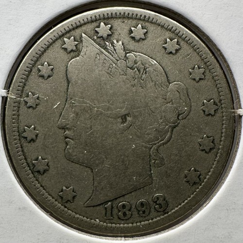 1893 liberty nichel vg - liberty, "v"