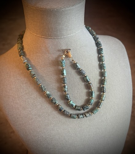 Set collana bracciale - e,
