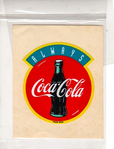 Coca cola vintage adesivo - coca-cola, 90's