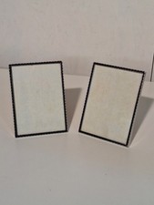 Coppia di cornici placcate