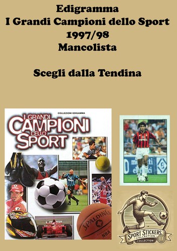 Edigramma campioni dello sport - campioni,