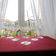 6 coupes a champagne en