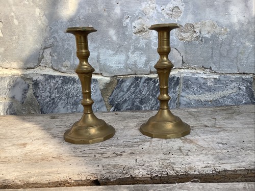 Coppia candelabri epoca in - d'epoca,