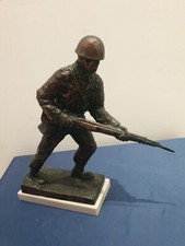 Statua Scultura In Bronzo Soldato Esercito Italiano?Firmata? Ardito Balilla 
