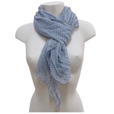 Grigio Quadrifoglio SCIARPA  Foulard Coprispalle Uomo Donna Misto Seta  SQ1