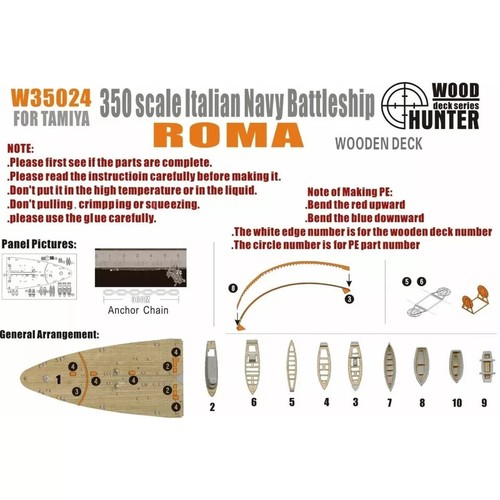 Hunter w35024 350 ponte - hunter, in