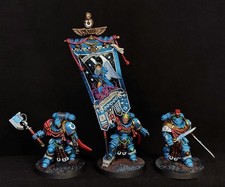 Victrix Honour Guard Ultramarines dipinto Warhammer 40k Primaris Space Marines 1