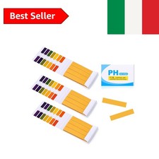 Oderra Cartine Tornasole pH, 240 Strisce Indicatore di PH Cartina da 1 a 14, ...