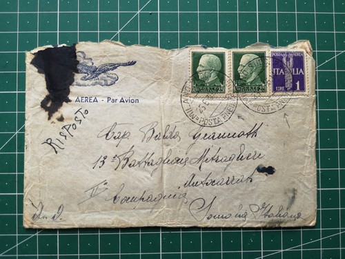 Lettera con annullo posta - annullo,