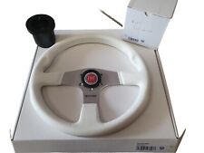 KIT VOLANTE  BIANCO CM 35 CON MOZZO FIAT 500/600 EPOCA  mod ATLANTIC 35