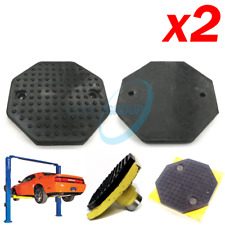 2 TAMPONI IN GOMMA PONTE SOLLEVATORE AUTO A COLONNA BLOCCO HANMECSON DIRECT LIFT