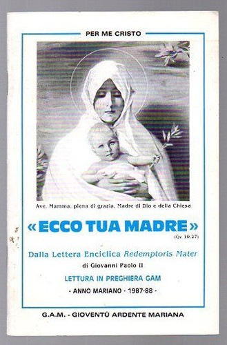 Ecco tua madre dalla lettera - ecco,