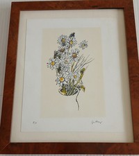 Renato Guttuso. Litografia originale certificata incorniciata 