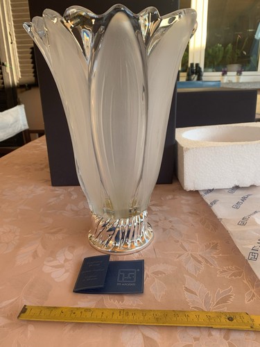 Vaso cristallo argento - vaso, e