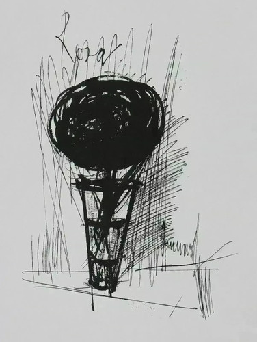 Bernard buffet vase et la - et,