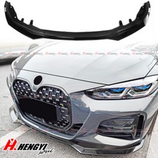 Per BMW Serie 4 G22 G23 G26 M-Sport Spoiler labbro paraurti anteriore lucido divisori
